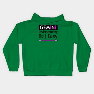 Gemini Quote 3 Kids Hoodie